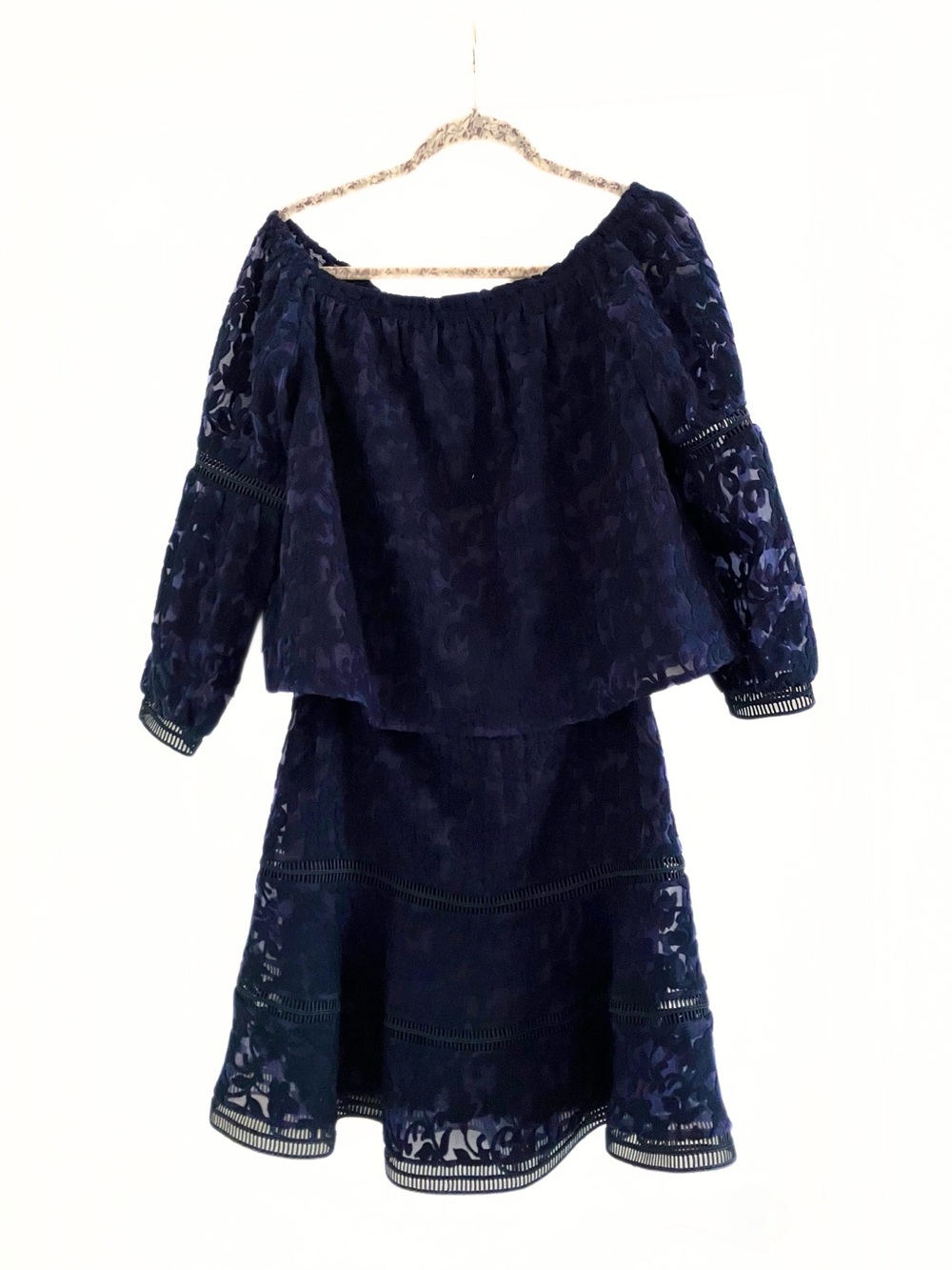 Mare Mare Anthropologie Navy Tristen and Adar. Top and Skirt Set. Sz. SMALL NWT